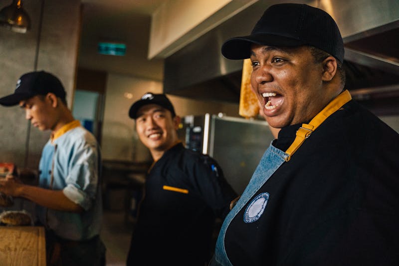 Pizzana kitchen chefs at work